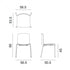 Catifa 46 0251 Chair unicolored Set Of 4